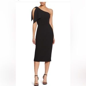 Dress the population Tiffany one shoulder midi dress